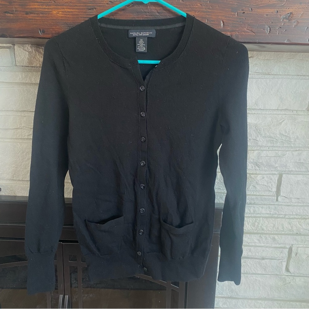 Banana Republic Extra Fine Merino Cardigan